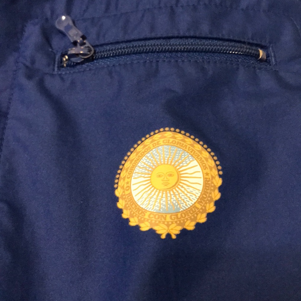 Adidas AFA Argentina Soccer Zip Up - Picture 2 of 9